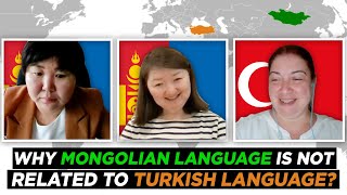 Why Mongolian language is not related to Turkish language?
