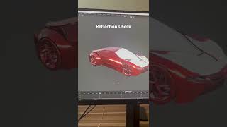 3D modeling reflection check #b3d #blender3d #3dmodeling