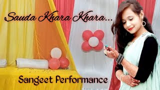 Sangeet Performance on Sauda Khara Khara Song | Diljit Dosanjh | Kiara Advani | Akshay Kumar 💃💃💥😍🔥