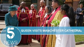ROYALS: Queen Elizabeth II visits Manchester Cathedral | 5 News
