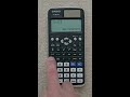 ti 36x pro sharp el w516x casio fx 991ex differences and an issue with the casio