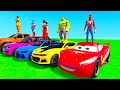 BIGGEST EVIL LIGHTNING MCQUEEN IN THE WORLD vs DISNEY CARS in BeamNG.drive