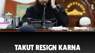 TAKUT RESIGN KARNA BELUM DAPAT KERJA - USTAD SYAFIQ RIZA BASALAMAH