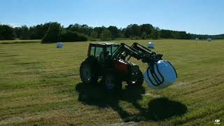 Valtra 6550 and kverneland grass harvest!