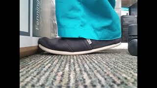 Size 10 Black Toms Slip-Ons At Office Depot Part 1.