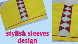 stylish sleeves design बनाना सीखे। bhut hi pyara design h baju ka 🔥🔥@Lokeshkumar12344 👈