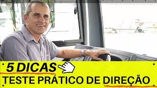 TESTE PRÁTICO DE MOTORISTA (CINCO DICAS IMPORTANTES TESTE PRÁTICO DE DIREÇÃO)