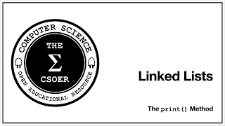 Linked List The print Method