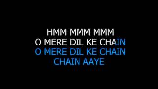 O Mere Dil Ke Chain Karaoke Video Lyrics Sanam Puri High Quality