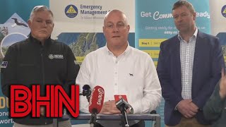 #BHN Tone Deaf Christopher Luxon in Dunedin talking floods and hospitals