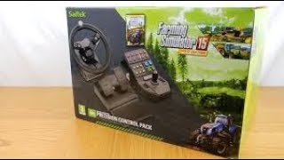 Saitek Farming Simulator Wheel Unboxing
