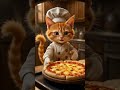 chef cat makes the perfect pizza 🍕😻 viralreels funny trendingshorts comedy funnypost