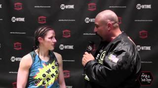 Strikeforce: Tate vs. Rousey - Post-fight Interview with Sarah Kaufman
