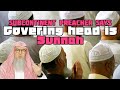 Subcontinent preacher says covering head is sunnah. Why do gulf sheikhs cover head? assim al hakeem