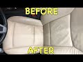 Clean Leather Seats with Water