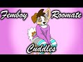 (Furry ASMR) 💖 Cuddling with your Femboy Roommate 💖 | Valentines Week| Personal Attention, Cuddles