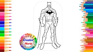 Batman Coloring Page || How to Color Superhero || Feelings [NCS Release]