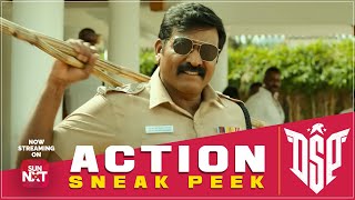 DSP in charge🔥 | Action Sneak Peek | Vijay Sethupathi | Anukreethy Vas | Streaming on Sun NXT