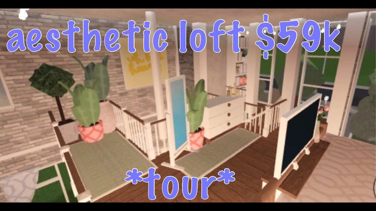 ROBLOX| Bloxburg| Aesthetic Loft $59k| Tour - YouTube