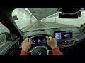 4k night driving pov in seoul bmw ix3 autobiography