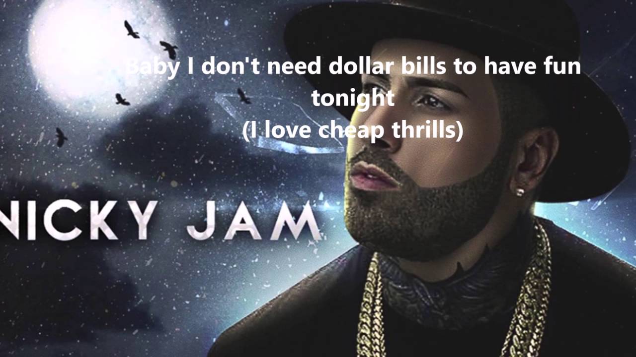 Cheap Thrills Remix Lyrics Sia Ft Nicky Jam - YouTube