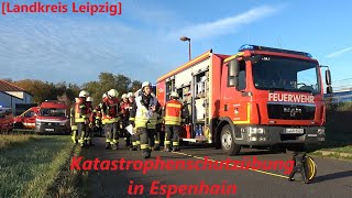 [Landkreis Leipzig] Katastrophenschutzübung in Espenhain