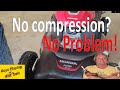 How to fix a mower with no compression