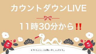 新春カウントダウンLIVE🎍　ビカクシダ板付けLIVE23時30分から！🍀2024.12.31