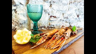 Langoustine recipe Langoustines flambé with whiskey | Helina Sanchez