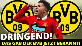 BvB: Überraschungsnachrichten! Gerade bestätigt! Großes Talent ist zurück für Borussia Dortmund!