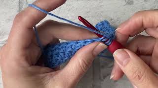 INVISIBLE DECREASE (for half double crochet - US terms / half treble crochet - UK terms)