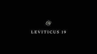 Leviticus 19 - English Standard Version (ESV)