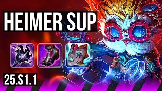 HEIMERDINGER \u0026 Sivir vs THRESH \u0026 Ezreal (SUP) | VN Challenger | 25.S1.1