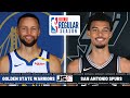 Golden State Warriors Vs San Antonio Spurs | NBA Live Play-By-Play Scoreboard 2024