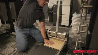 How to Cut Garage Floor Tiles & Finding the Tools Locally