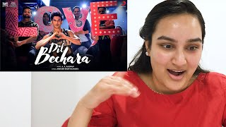 Dil Bechara – Title Track Reaction | Sushant Singh Rajput | A.R. Rahman