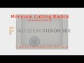 Fusion 360 CAM - Minimum Cutting Radius - 2D Contour part 7