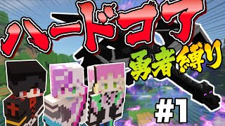 【マイクラ】#1死んだら終了！ハードコアでエンドラ倒して勇者極めます【Minecraft】【縛りプレイ】