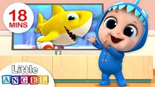 Baby Shark Dance | Baby Shark Song | Nursery Rhymes & Kids Songs by Little Angel