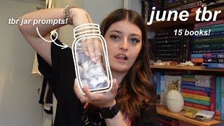 my june tbr!📚🤍😊 tbr jar prompts pick my reads for the month