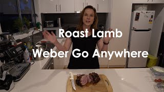 Lamb Shoulder Roast on the Weber Go Anywhere