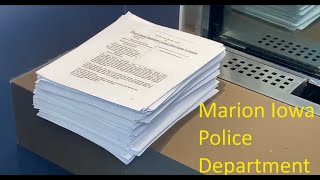 Serving A Lawsuit To The Marion Iowa Police Department