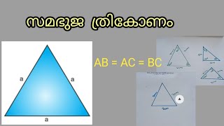 സമഭുജ ത്രികോണം |Equilateral triangle