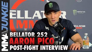 Aaron Pico explains post-KO emotional outburst | Bellator 252 post-fight interview