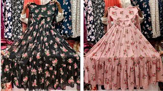 smart \u0026 cute floral hijabi eid collection gown || ঈদের জন্য কিউট হিজাবি গাউন/লং টপস #shopping_guide