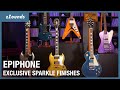 Unveiling Epiphone's Exclusive Sparkle Finishes at zZounds! #epiphone #guitar #zzounds