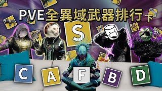 【TIAS】天命2 — 亡靈:分集 前所有異域武器PVE排名討論 下集 ft.@ab_oo