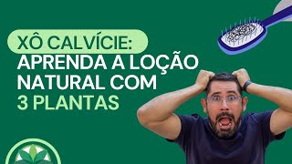 Xô calvície: aprenda a loção natural com 3 plantas!