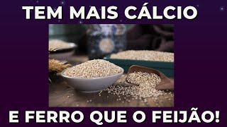 Esta comida tem mais ferro que feijão e tanto cálcio quanto leite!