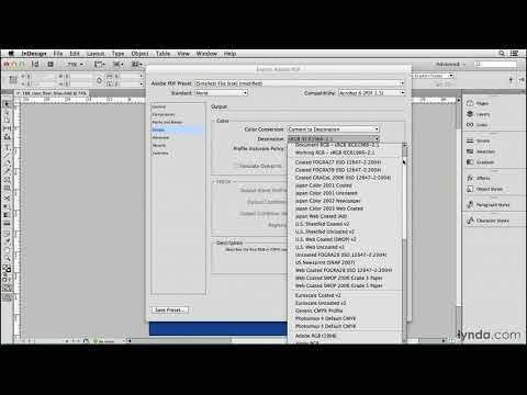 Quick tips for making a small PDF file size | InDesign | lynda.com Quick tips for making a small PDF file size | InDesign | lynda.com